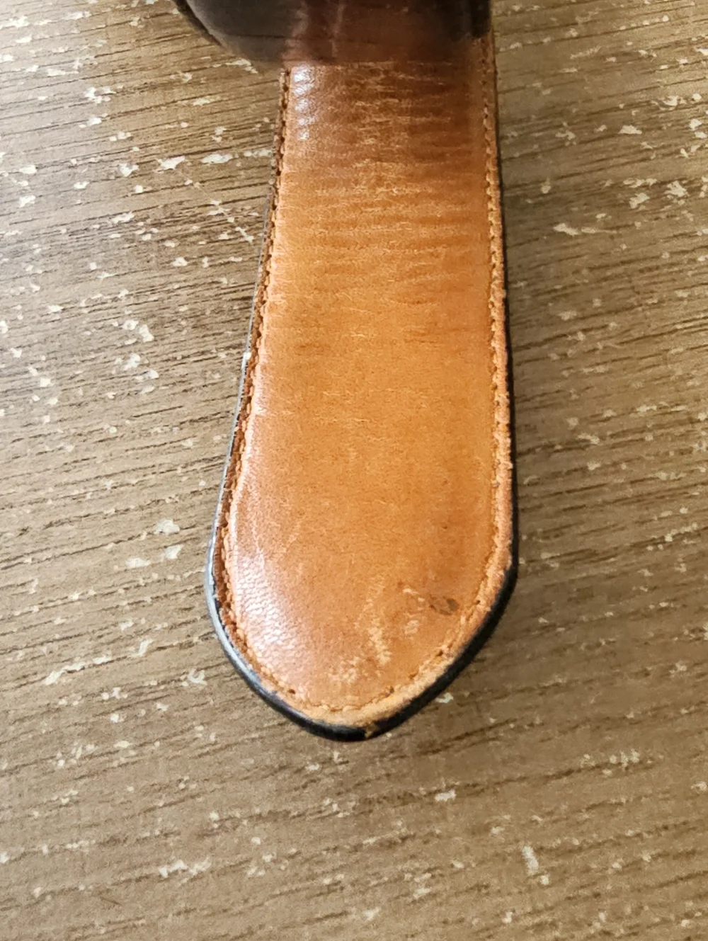 POLO RALPH LAUREN EMBOSSED ALLIGATOR PATTERN LEATHER Black Belt‎ Mens Sz 40 Flaw